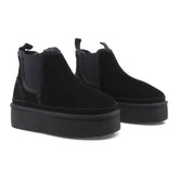Ghete Piele Naturala Tip UGG  1258  Black - Energy